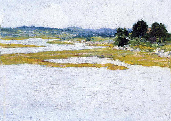 Wetlands 1894 by John Leslie Breck | Oil Painting Reproduction
