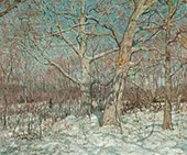Winter Scene Old Lyme By Clark Voorhees