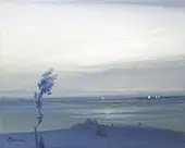 Across The Hudson 1905 By Leon Dabo