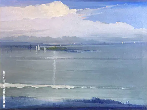 The Harbor c1907 By Leon Dabo