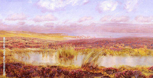 A View of Whitby From The Moors by John Brett | Oil Painting Reproduction