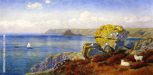 Carthillon Cliffs by John Brett | Oil Painting Reproduction