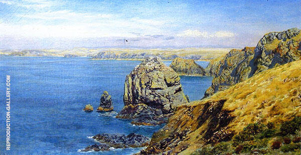 Mounts Bay by John Brett | Oil Painting Reproduction