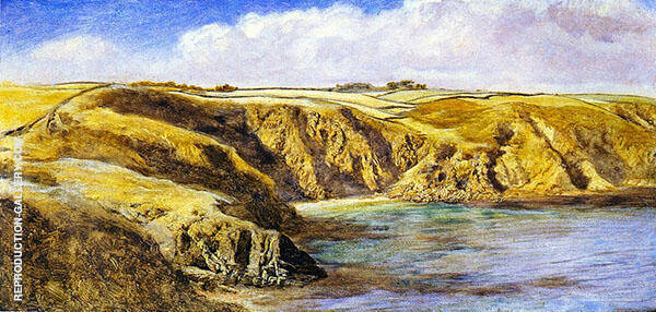 Parn Voose Cove by John Brett | Oil Painting Reproduction