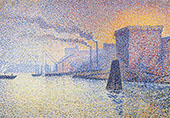 Factories on The Thames By Georges Lemmen