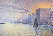 Factories on The Thames By Georges Lemmen