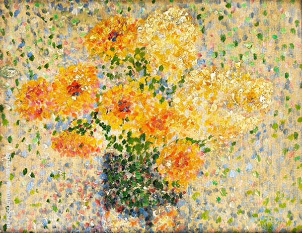 Floral Still Life by Georges Lemmen | Oil Painting Reproduction