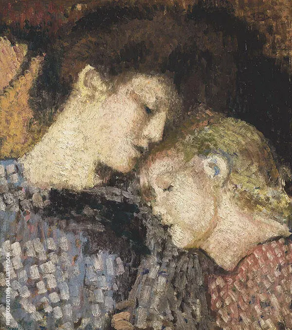 Madame Georges Lemmen et Lise By Georges Lemmen