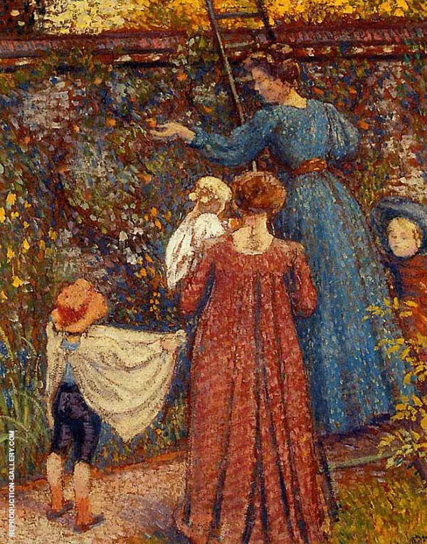 Picking Fruit 1906 By Georges Lemmen