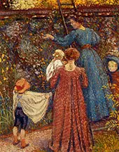 Picking Fruit 1906 By Georges Lemmen