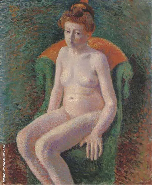 Seated Nude By Georges Lemmen