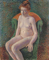 Seated Nude By Georges Lemmen