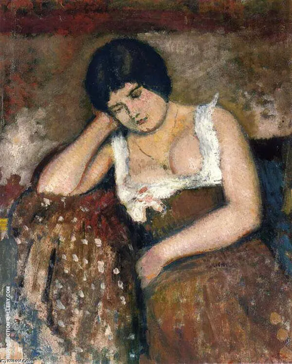 Seated Woman 1898 By Georges Lemmen