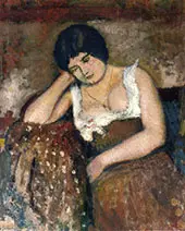 Seated Woman 1898 By Georges Lemmen
