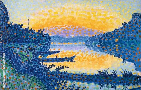 Study For The Meuse Evening c1892 By Georges Lemmen