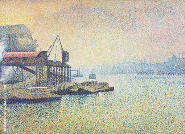 Thames Scene The Elevator c1890 By Georges Lemmen