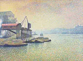Thames Scene The Elevator c1890 By Georges Lemmen