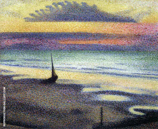 The Beach at Heist By Georges Lemmen