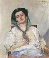 Donna Gravida 1909 By Lovis Corinth
