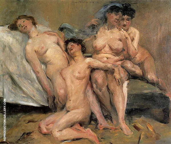 Group of Women 1904 By Lovis Corinth
