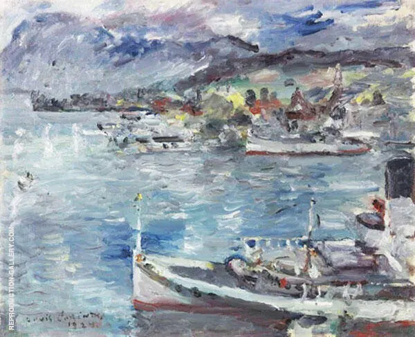 Lake Lucern in The Morning 1924 By Lovis Corinth