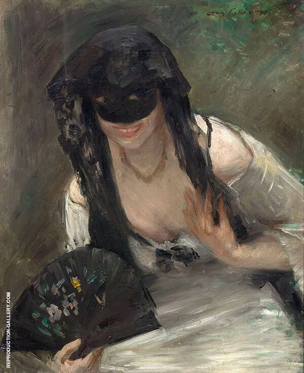 Mask and White Dress 1902 By Lovis Corinth
