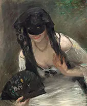 Mask and White Dress 1902 By Lovis Corinth