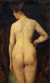 Remale Nude 1885 By Lovis Corinth