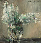Still Life with White Lilacs By Lovis Corinth