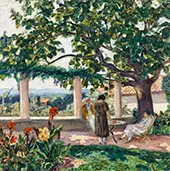 The Terrace At Laudun By Albert Andre