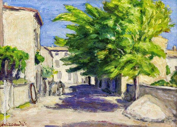 Village Street In Provence 1893 | Oil Painting Reproduction