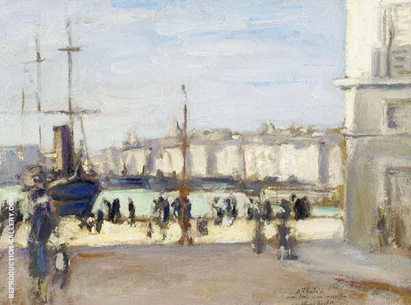 Port of Marseille 1918 By Albert Andre