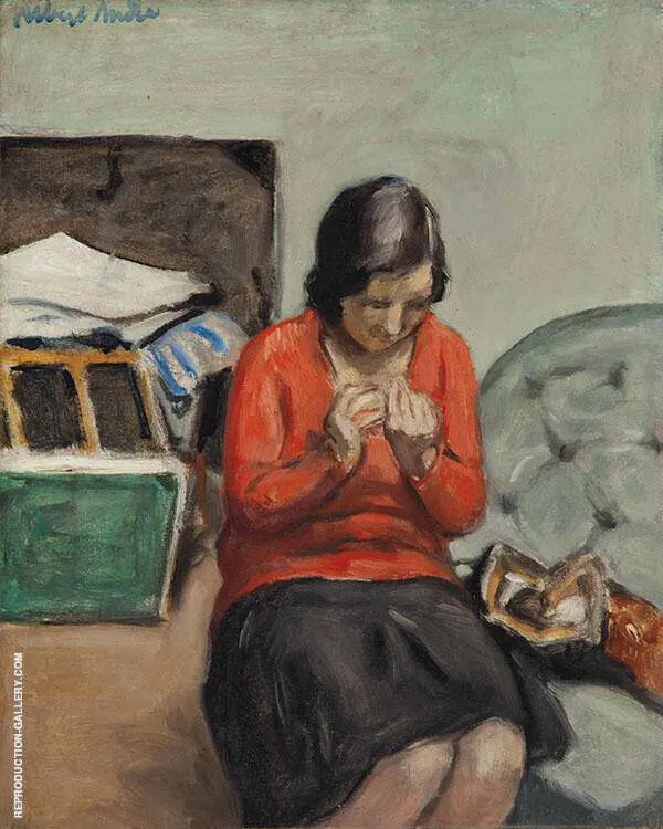 Seated Woman 1925 By Albert Andre