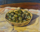 Still Life with a Bowl of Prunes By Albert Andre