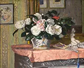 Still Life with Camelias By Albert Andre