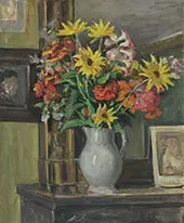 Still Life with Zinnias By Albert Andre