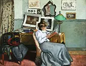 Woman Reading By Albert Andre