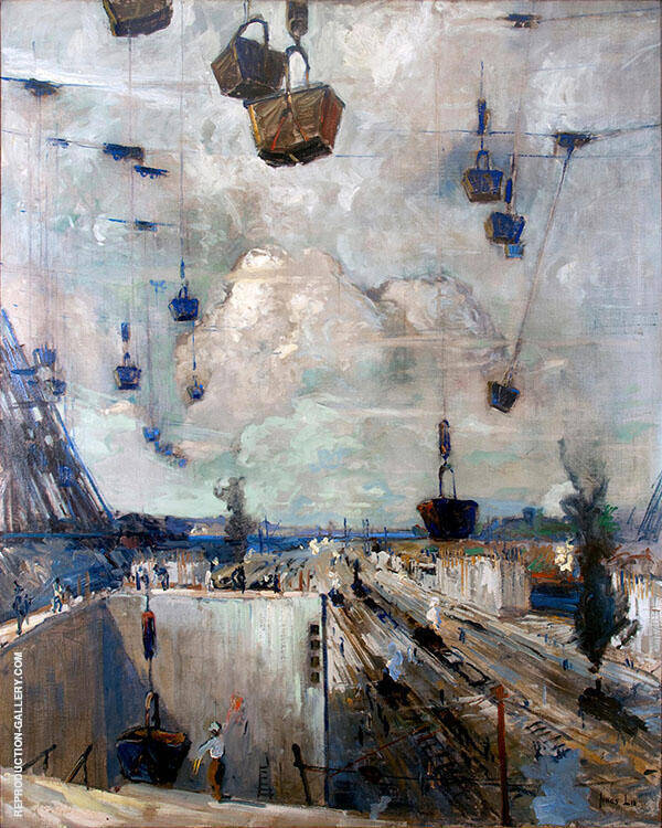 Heavenly Host 1913 by Jonas Lie | Oil Painting Reproduction