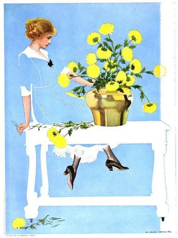 Fadeaway Girl II By Coles Phillips