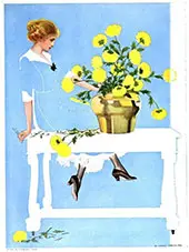 Fadeaway Girl II By Coles Phillips