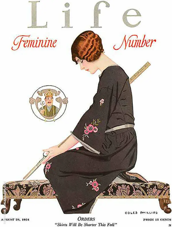 Feminine Number 1924 By Coles Phillips