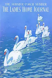 Ladies Home Journal Summer Porch Number 1911 By Coles Phillips