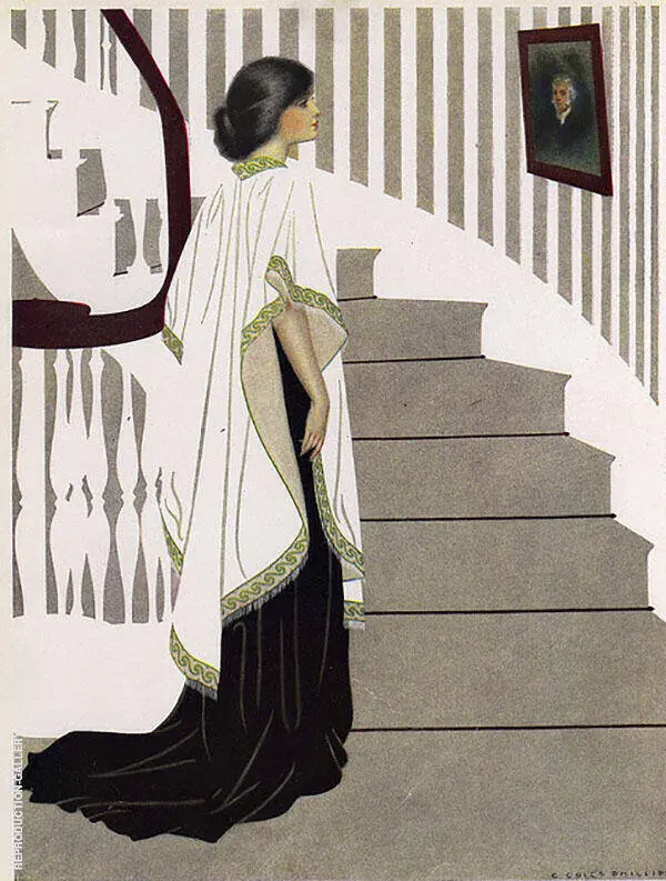 Portrait of Elsie 1912 By Coles Phillips