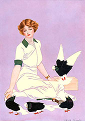 Print Based on Good Housekeeping Cover 1913 II By Coles Phillips