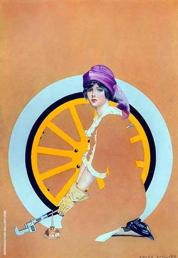 Print Based on Good Housekeeping Cover 1913 III By Coles Phillips