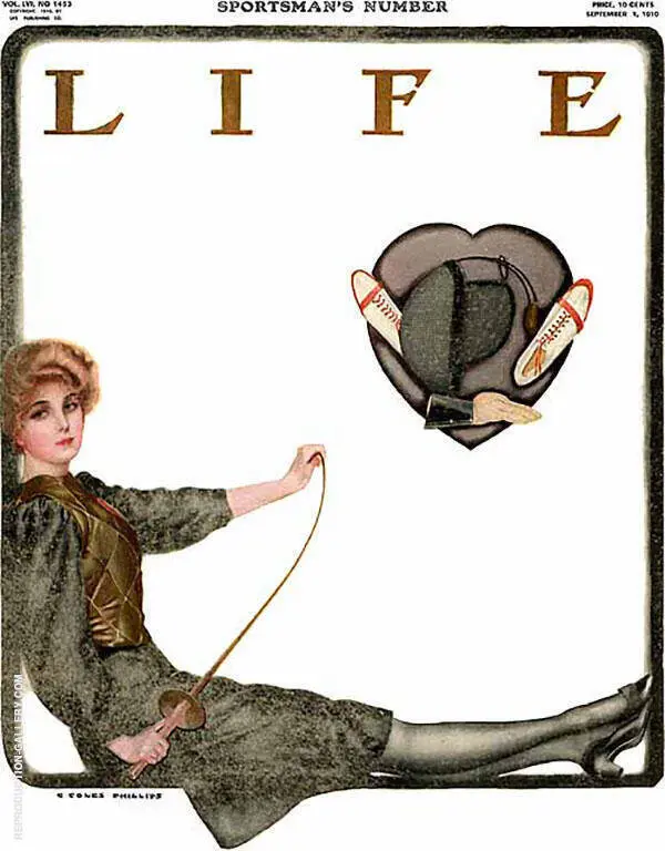 Sportman's Number 1910 By Coles Phillips