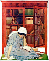 The Lure of Books By Coles Phillips