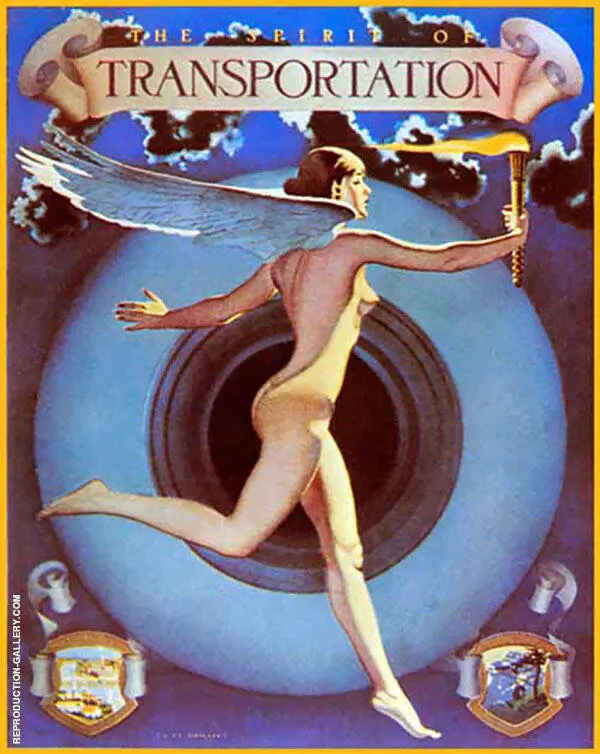 The Spirit of Transport 1921 By Coles Phillips