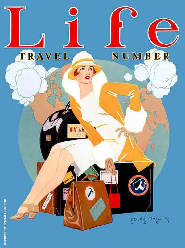 Travel Number 1927 By Coles Phillips