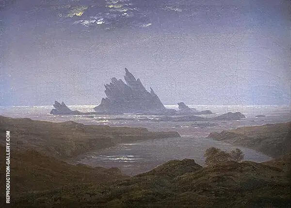 Rocky Reef on Seashore c1925 By Caspar David Friedrich